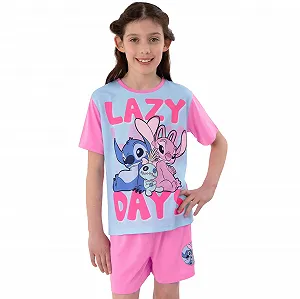 Піжама Disney Lilo and Stitch Дитяча Літня synthetic.ua - Фото 1