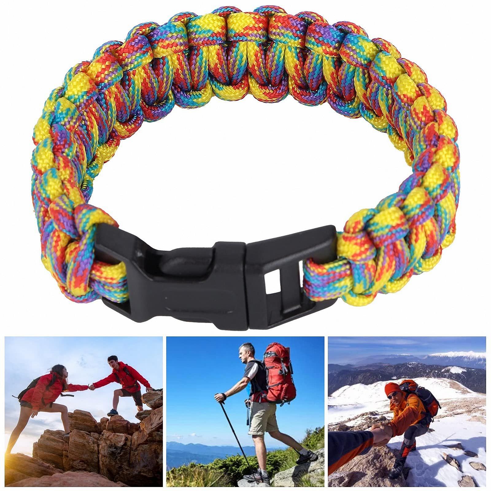 Браслет Paracord VGEBY Unisex Casual плетений з парашутним шнуром, пластик, фото №3