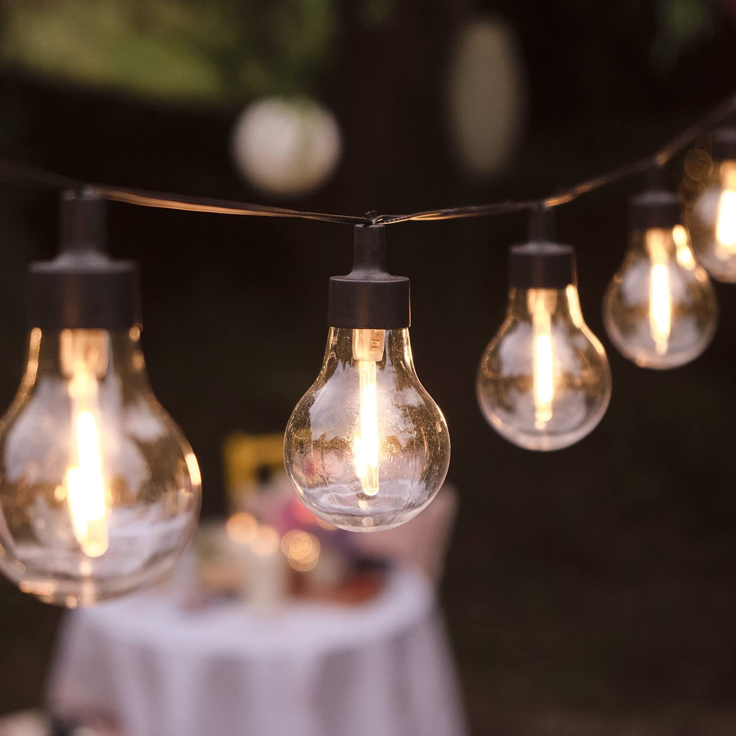 Гірлянда Lights4fun 20 LED Party Теплий білий, фото №2