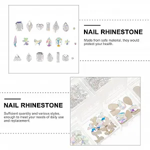 Стразы для ногтей Healeved, кристаллы, драгоценности, для украшения synthetic.ua - Фото 1