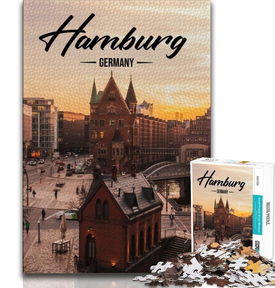 Пазл Hamburg 1000/2000 елементів 38 x 26 см, фото №1
