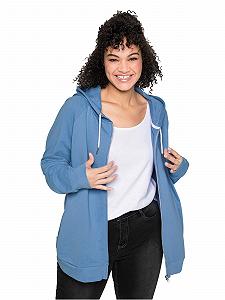 Женская Спортивная Куртка Sheego Plus Size с принтом и карманами, V-образным вырезом - Фото 1