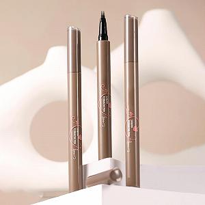 Оснащення Fine Love Colored Liquid Augenbrauen Bleistift Швидка сушка тривалий і не легко вицвітає чотиризубий олівець для брів 2 мл synthetic.ua - Фото 1
