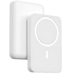 Міні повербанк 5000mAh 20W із MagSafe Remax RPP-509 зі швидкою зарядкою PD+QC USB-C, Білий - Фото 1