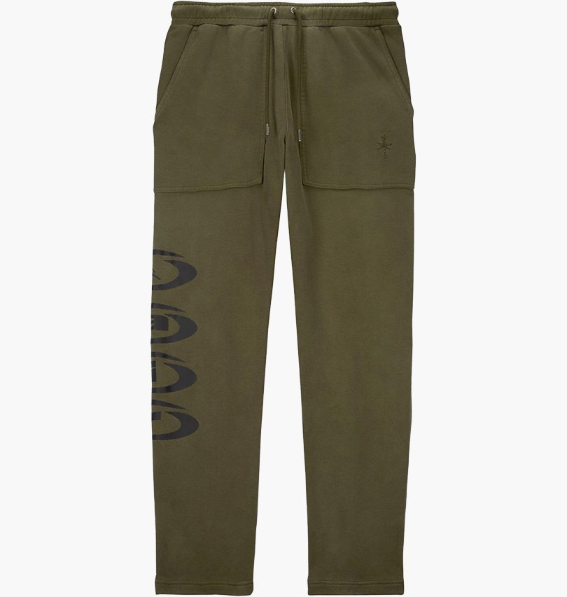 Штани Jordan x Travis Scott Fleece Pants Army Green L, фото №1