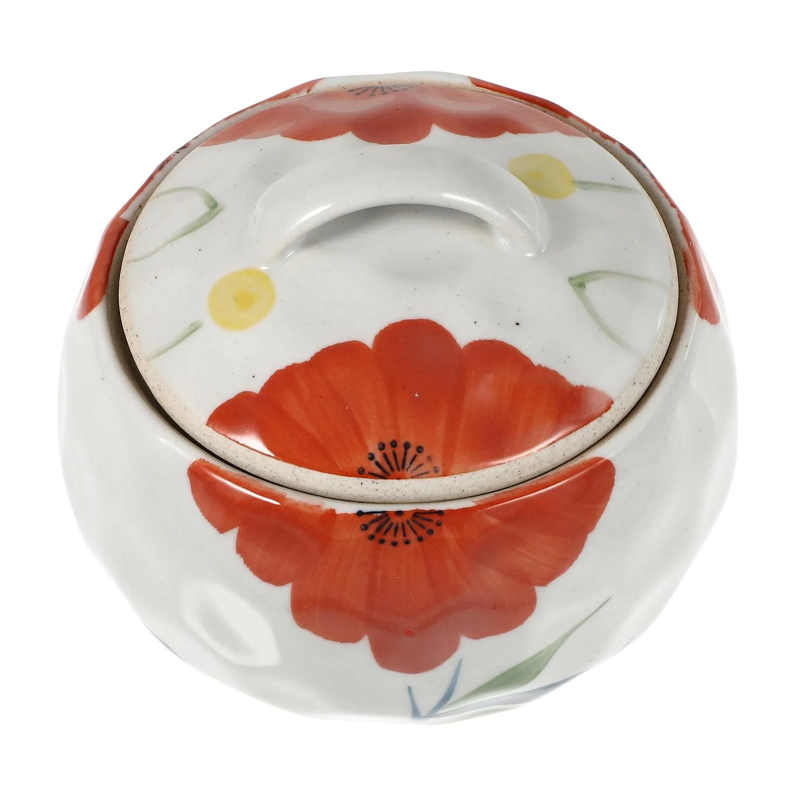 Горшок для запекания с крышкой Керамический Толстостенный Белый универсальный, фото №1