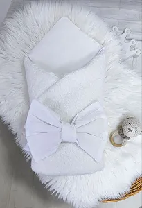 Конверт для новонародженого та людина демісезон Тедді молочний (А00060) synthetic.ua - Фото 1