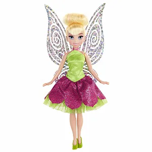 Лялька Disney Fairies Classic Tink з сукнею Рожева/Зелена - Фото 1