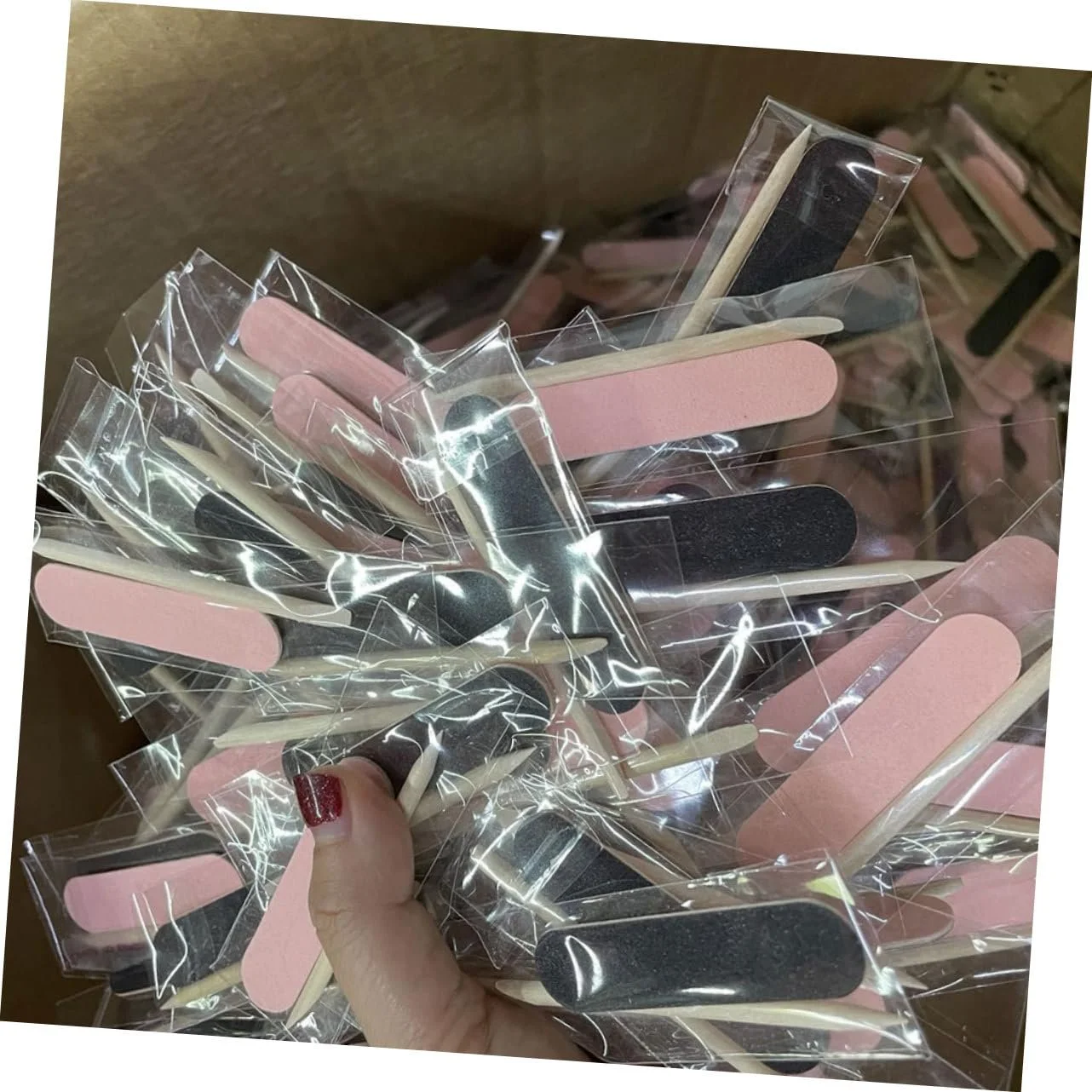 Пилка для ногтей VALICLUD Деревянные палочки 100 шт, фото №7 Пилка для ногтей VALICLUD Деревянные палочки 100 шт, фото №7