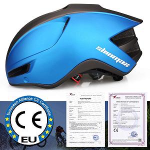 Шолом Shinmax велосипедний, з підсвічуванням, USB зарядка, козирок, магнітний, знімний, легкий, MTB, для міста, для дорослих, регульований, 57-62 synthetic.ua - Фото 1