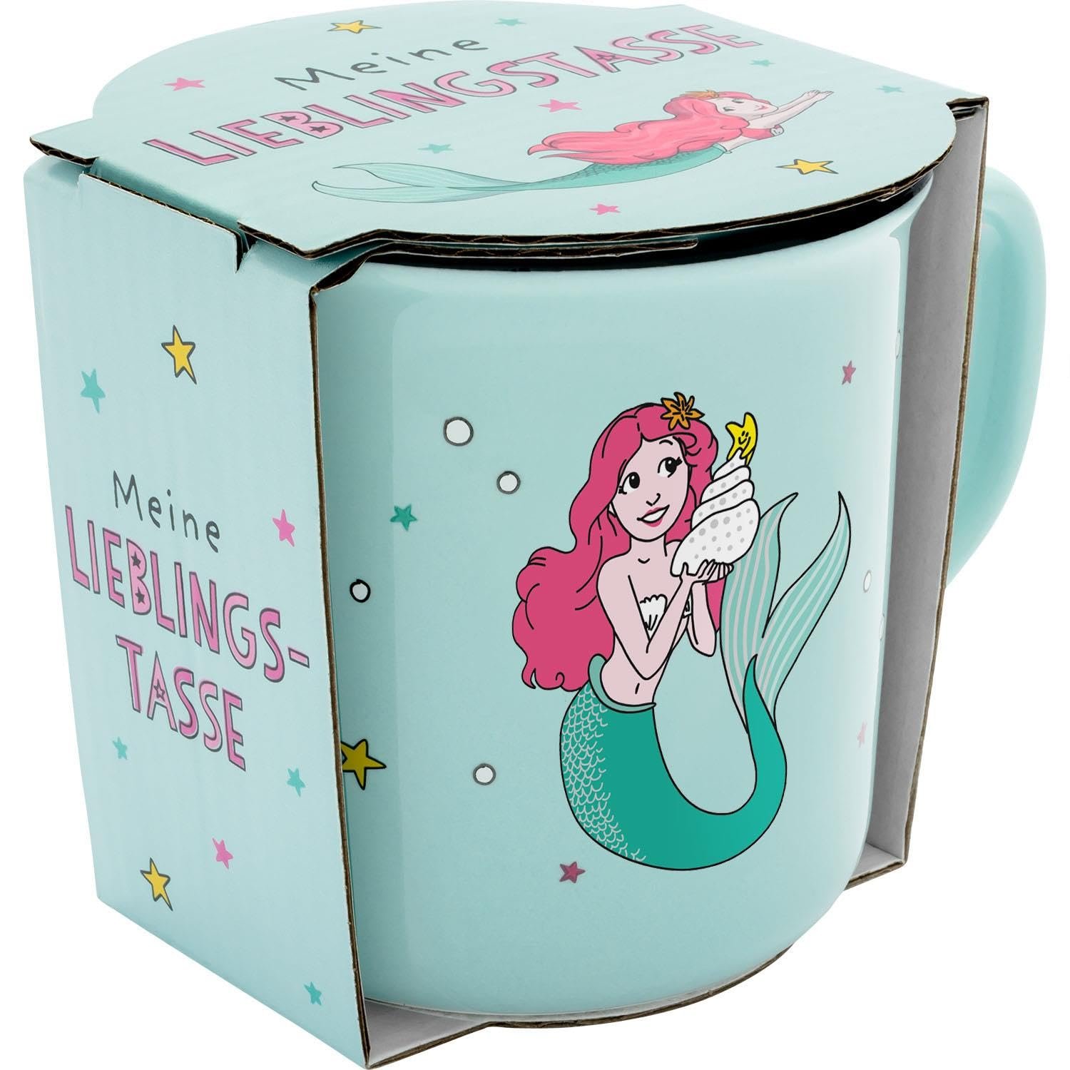 Кухоль GRUSS & CO Mermaid, 350 мл, порцеляновий, висота 8.4 см, фото №2