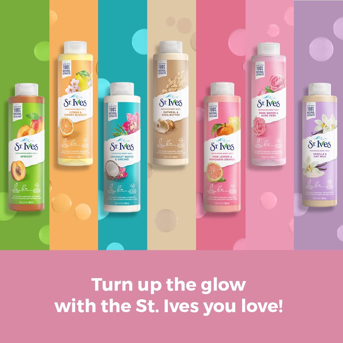 Гель для душа St. Ives Refreshing Rose Water and Aloe Vera 650 мл 473 мл, фото №9