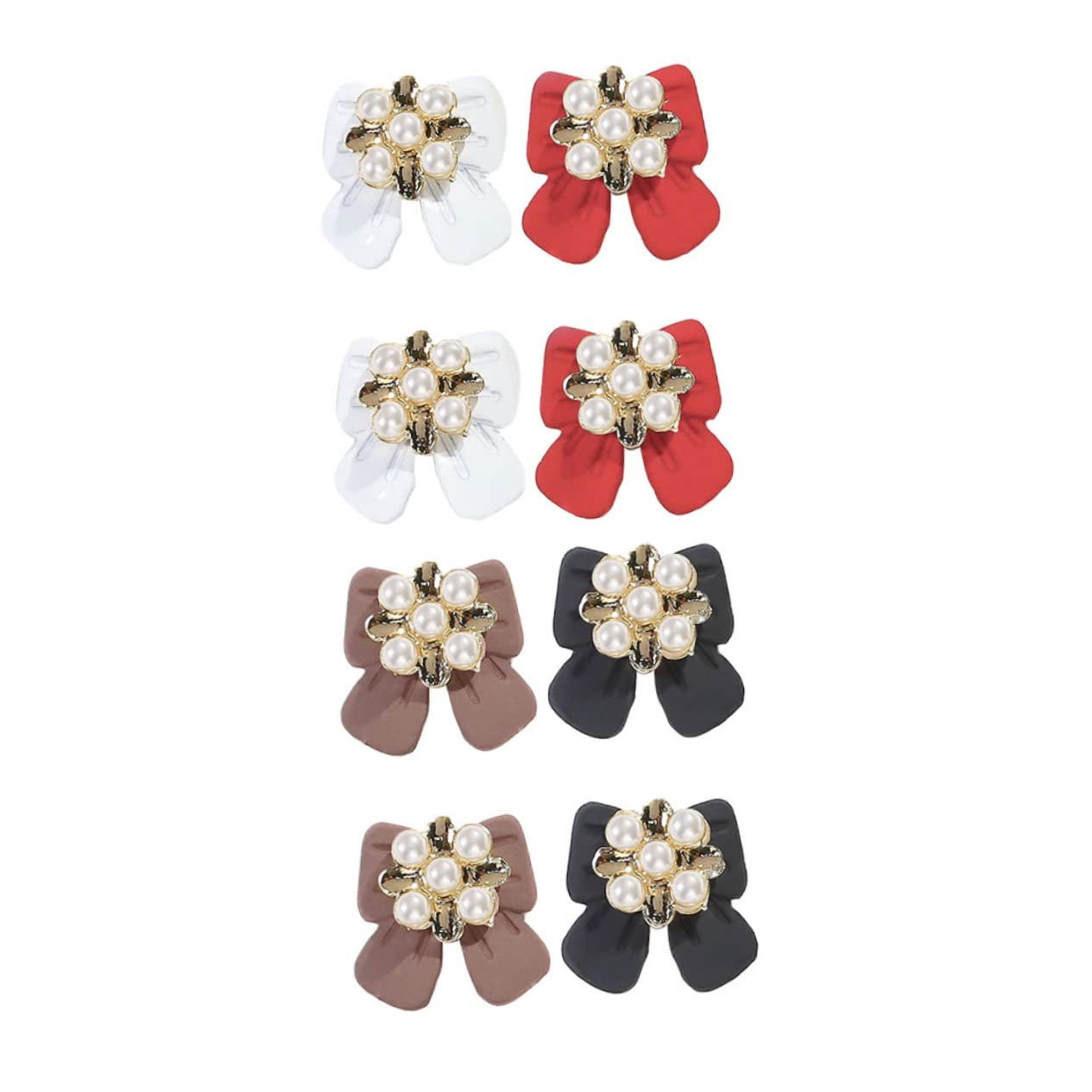 Прикраси у формі бантика Beavorty, блискітки для манікюру, конфетті, перлинні дизайни, кристали, 3D-шарми зі сплаву, фото №1