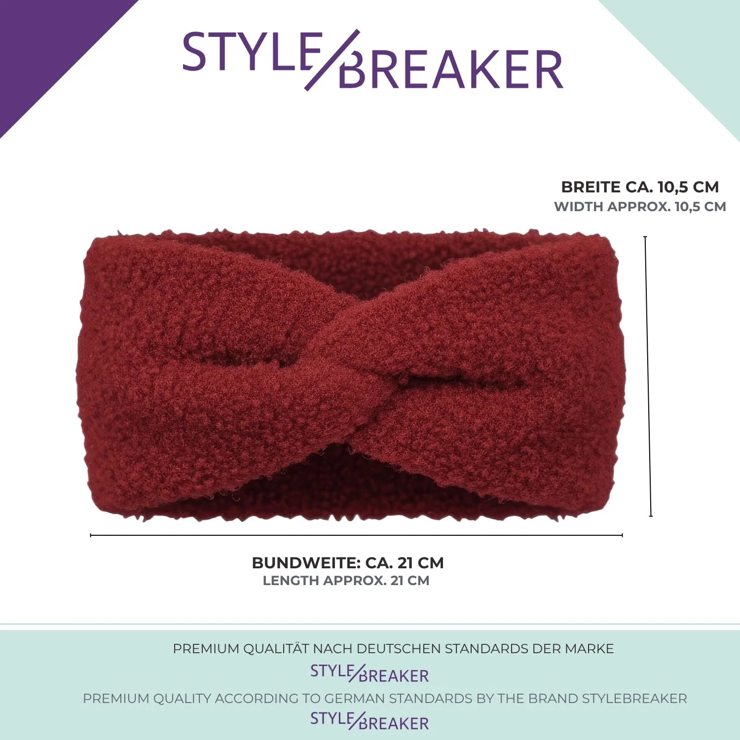 Пов'язка на голову styleBREAKER Жіноча Зимова М'яка, фото №5 Пов'язка на голову styleBREAKER Жіноча Зимова М'яка, фото №5