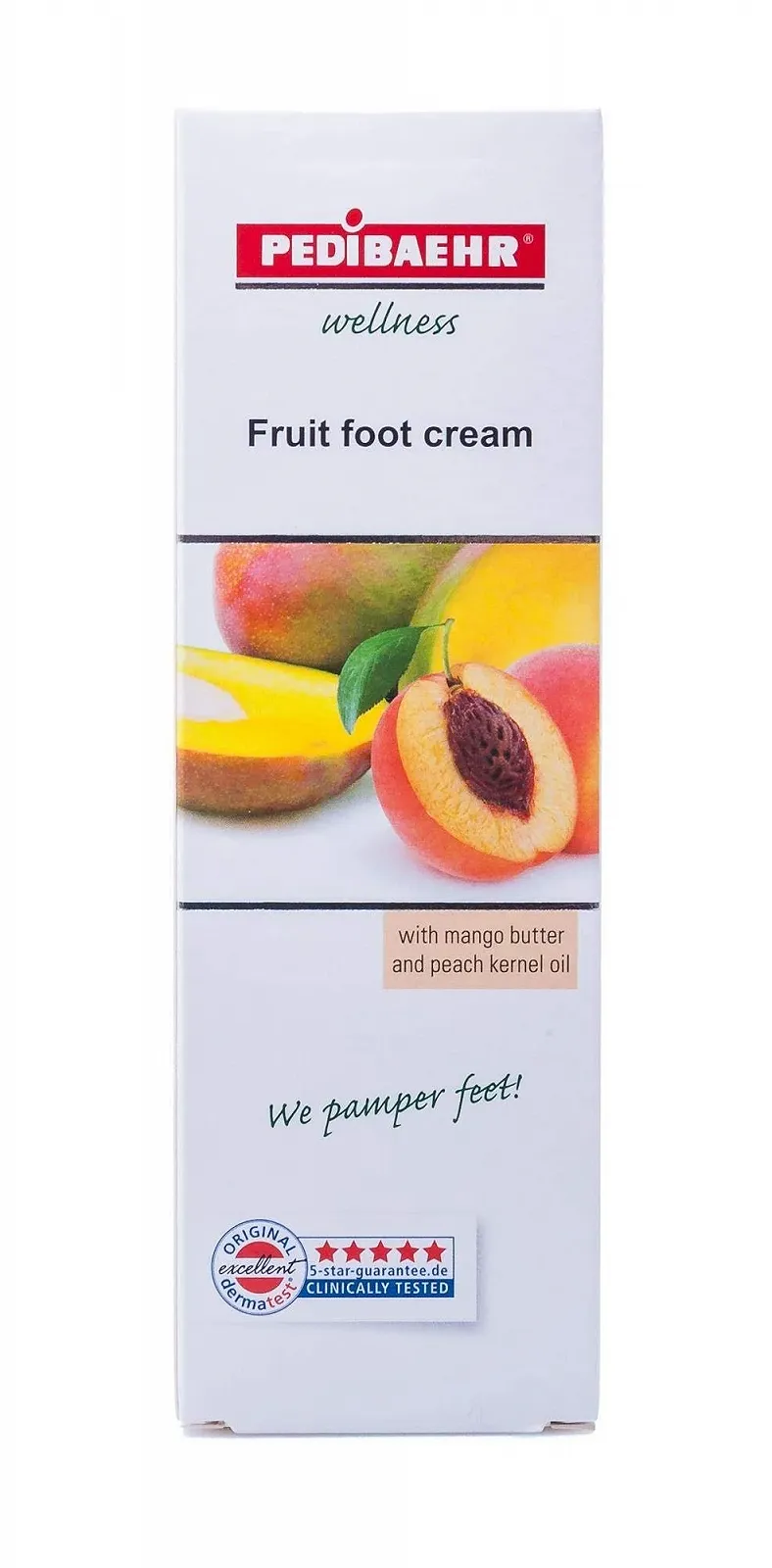 Бальзам для ніг PediBaehr Фруктовий з маслом манго та олією персикових кісточок 125 мл, фото №3