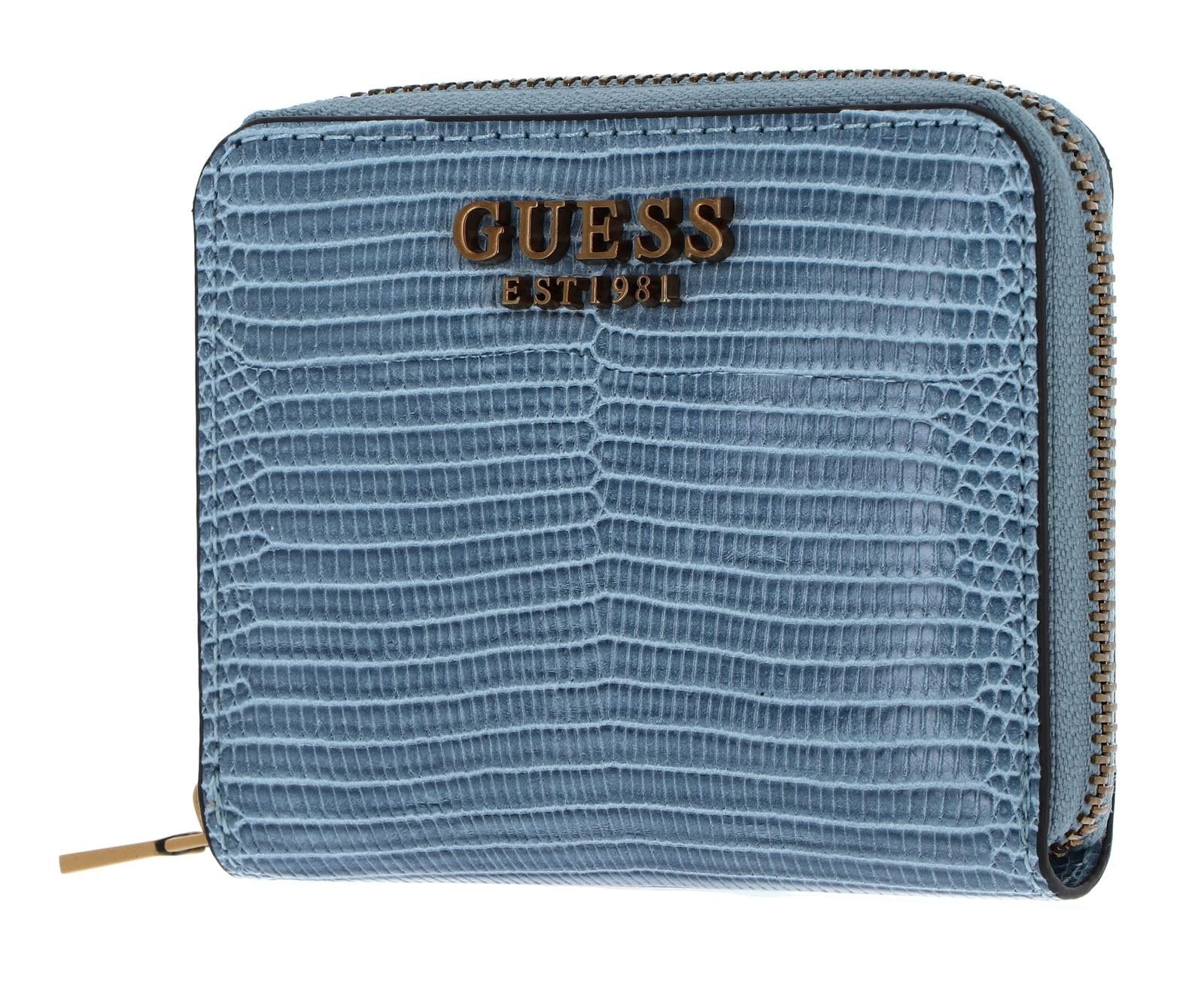 Кошелек Guess Ginevra Small Zip Around Swkb87 34370 Светлый деним, фото №1