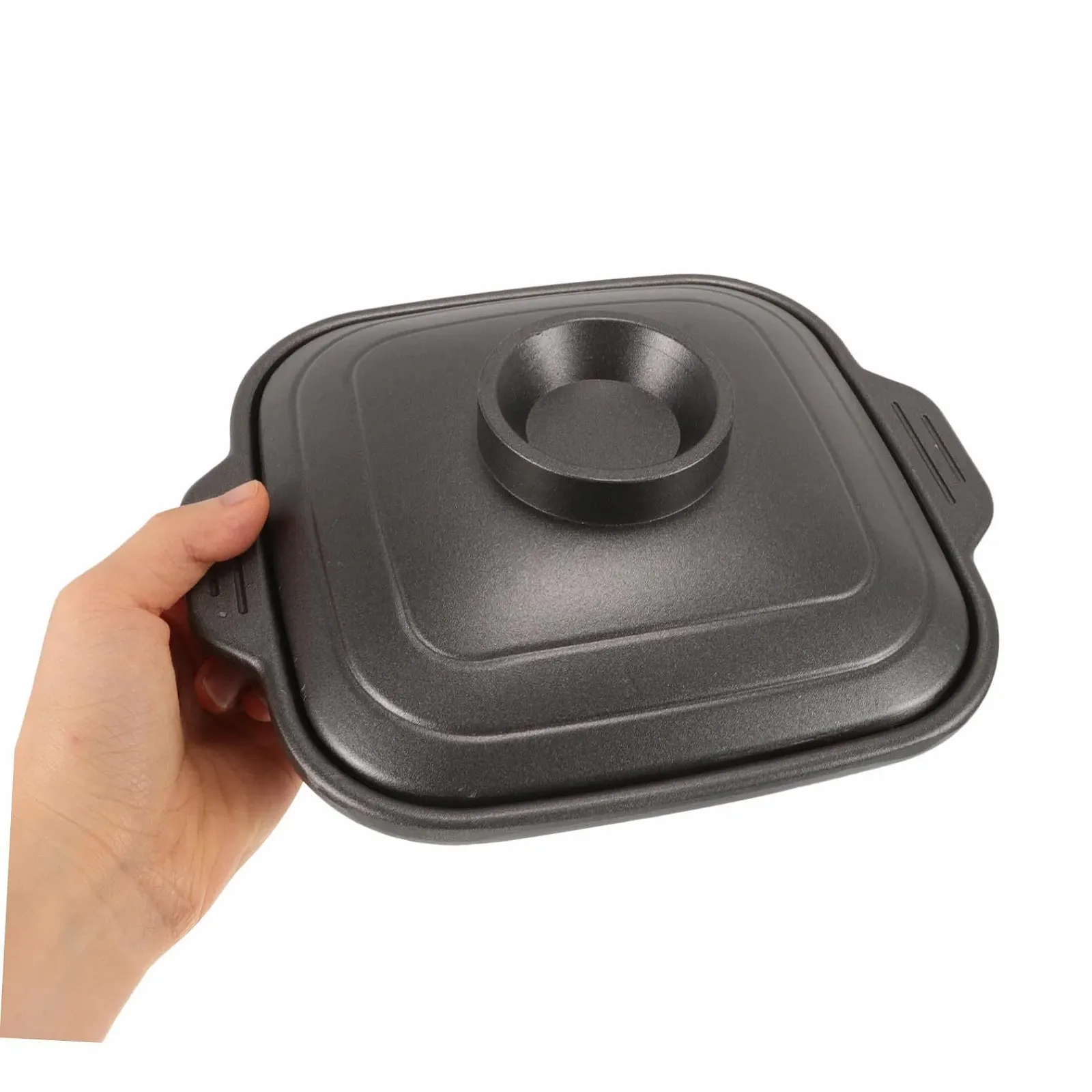 Кастрюля VALICLUD из алюминиевого сплава с крышкой Европейский стиль Серебристая, фото №7