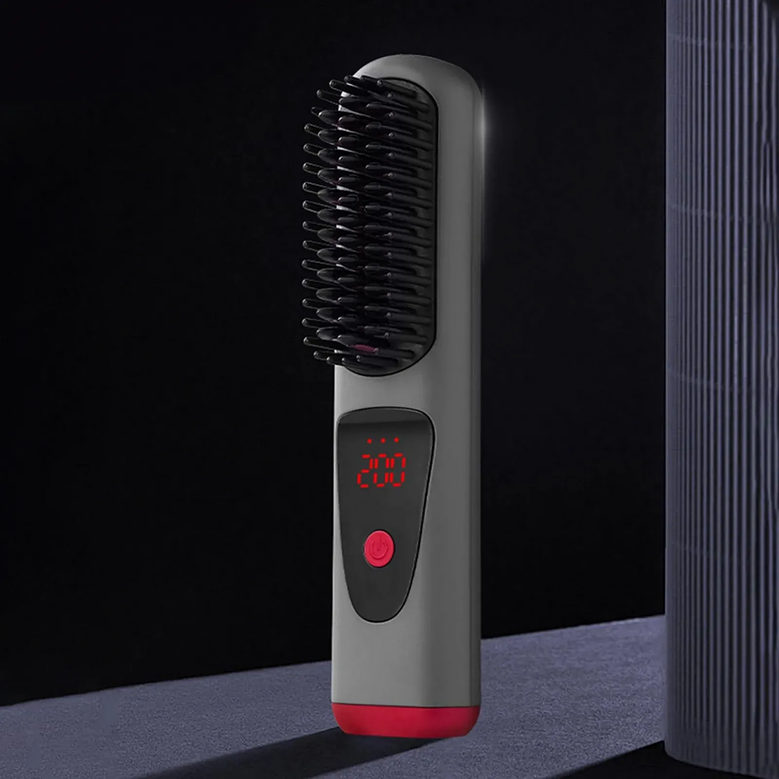 Щетка для выпрямления волос Wireless Ceramic 4 режима нагрева LED-дисплей, фото №2 Щетка для выпрямления волос Wireless Ceramic 4 режима нагрева LED-дисплей, фото №2