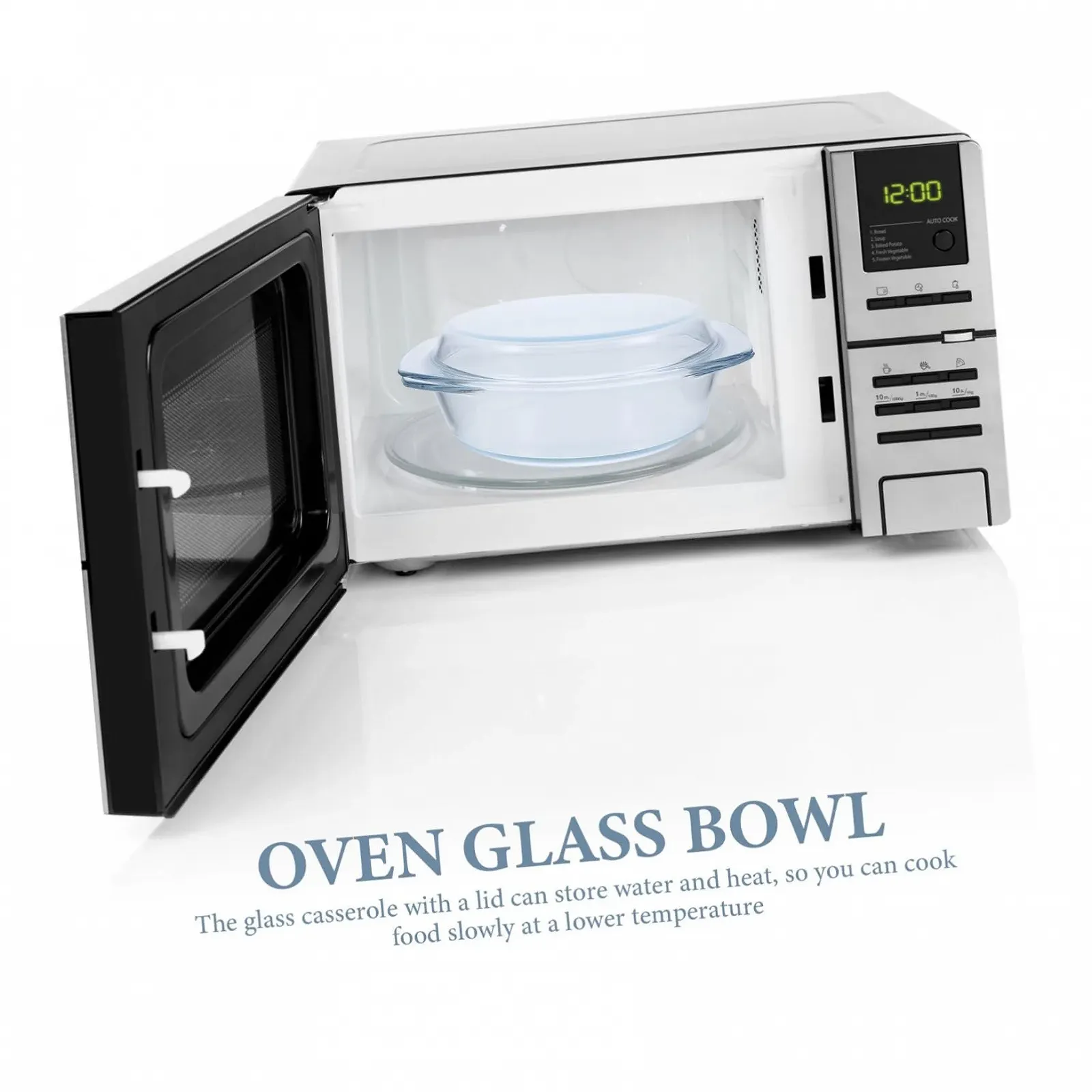 Форма для запікання скляна з плоскою кришкою жаростійка універсальна, фото №4 Форма для запікання скляна з плоскою кришкою жаростійка універсальна, фото №4