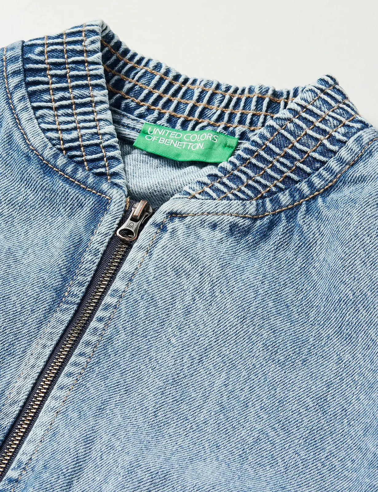 Джинсова куртка United Colors of Benetton для хлопчиків, фото №4