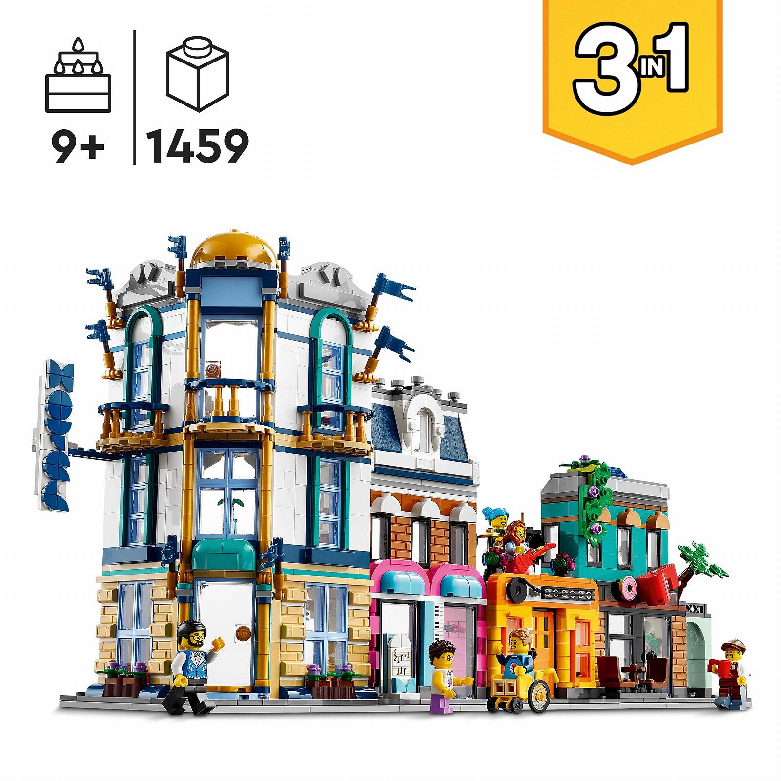 Конструктор LEGO Creator 3-в-1 31141 Main Street Art Deco High Rise Market Street, фото №2