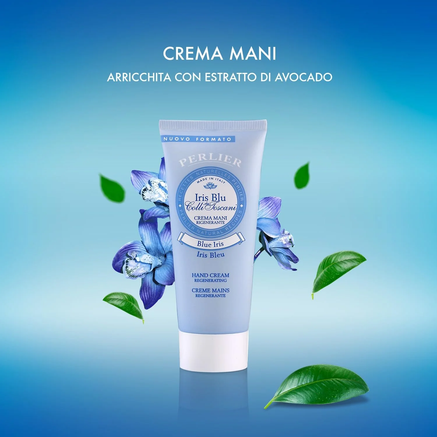 Крем для рук Perlier Regenerating Iris Blue, 1, фото №2