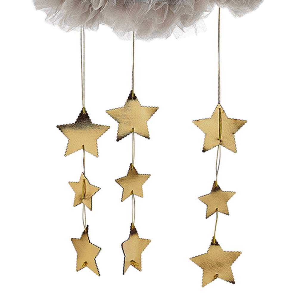 Підвісна прикраса Tubayia Cloud Star Baby Bed Mobile Nursery Photo Props, фото №6