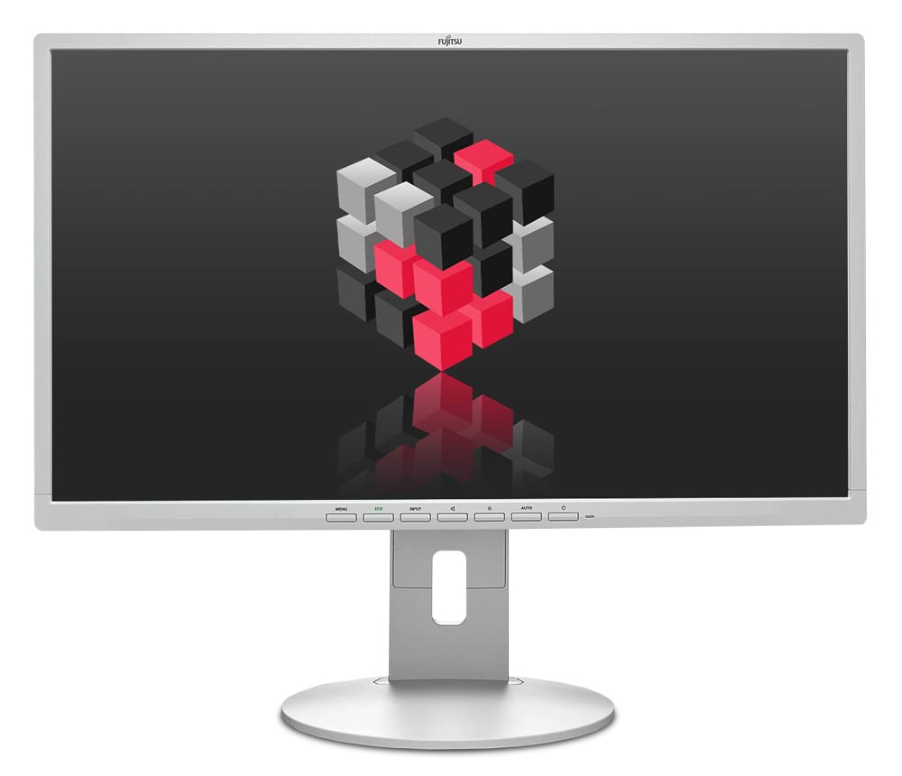 Монітор Fujitsu B24-8 T 23,8 Zoll/60,45 см TFT 1920 x 1080 1000:1 250cd/m² 5ms DisplayPort & VGA & DVI інтегровані динаміки білий/світло-сірий, фото №1
