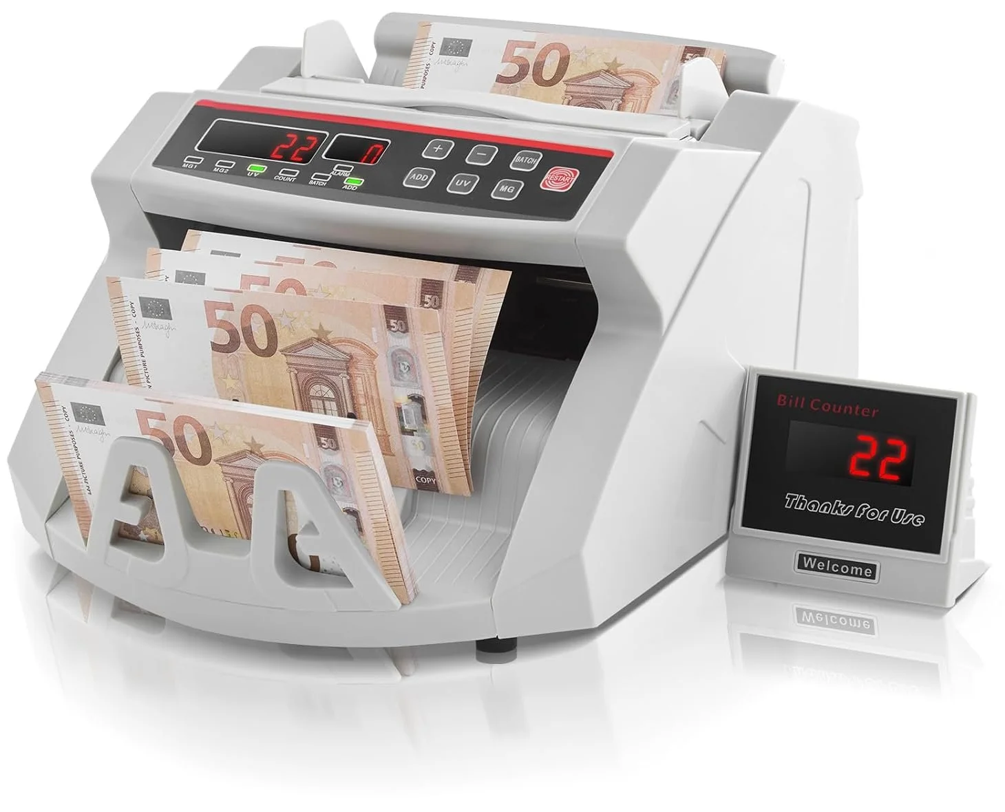 Лічильник банкнот VEVOR 0288 Cірий (New) (-) OEM, фото №1