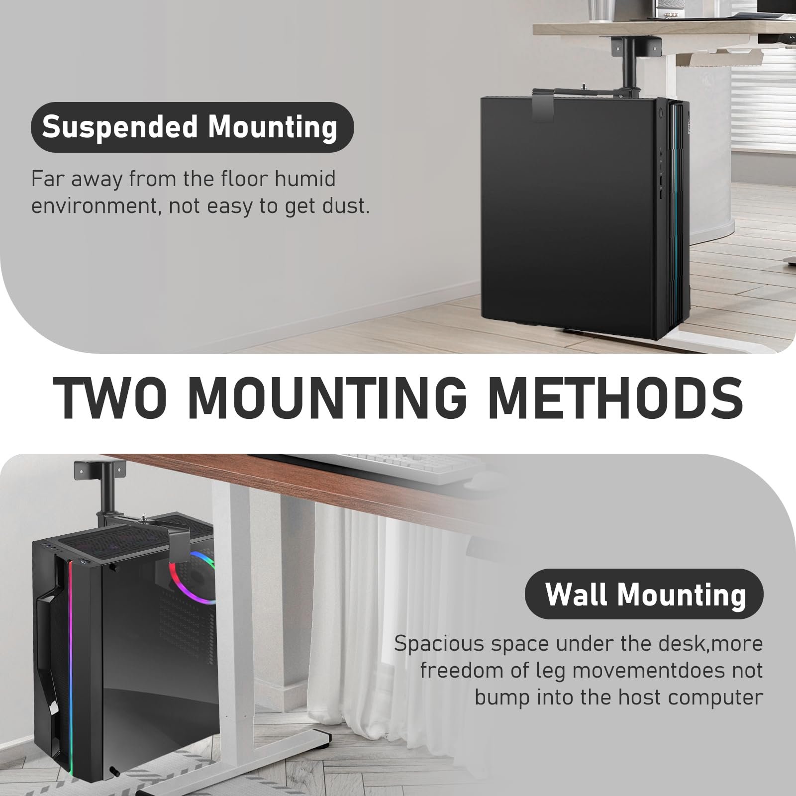 Тримач для ПК регульований 50-530 мм, ширина 135-225 мм до 35 кг, фото №6