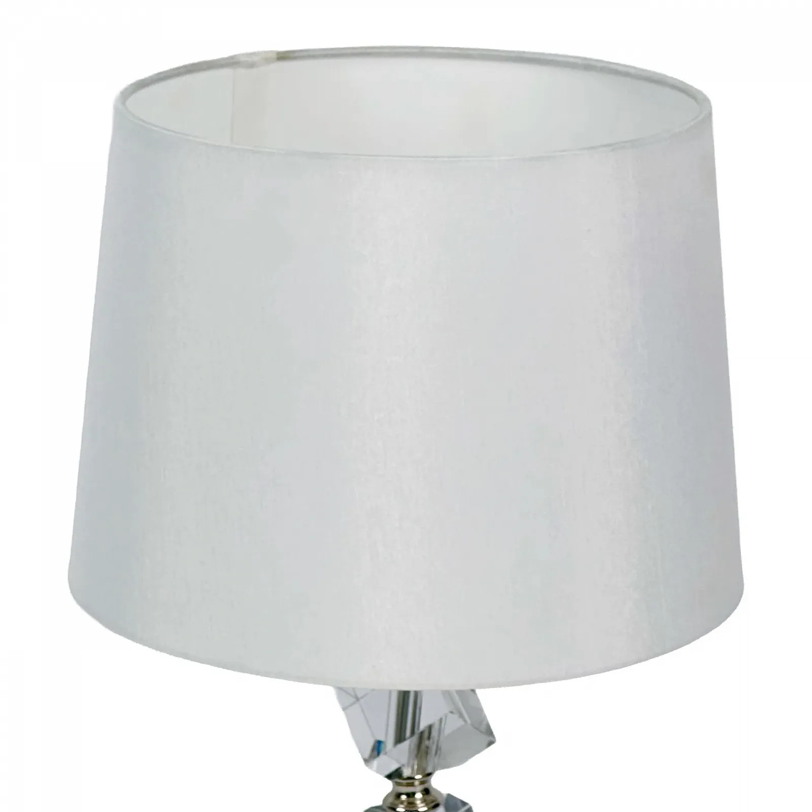 Настільна лампа Relaxdays Шовковий абажур E27 53 x 25 см Кремовий, фото №7