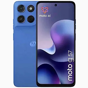 Смартфон Motorola Moto G57 Dual SIM 256GB ROM + 8GB RAM 5G Синій (Pantone Blue) - Фото 1