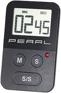 Цифровой кухонный таймер PEARL с секундомером, акустическим и оптическим сигналом - Фото 1