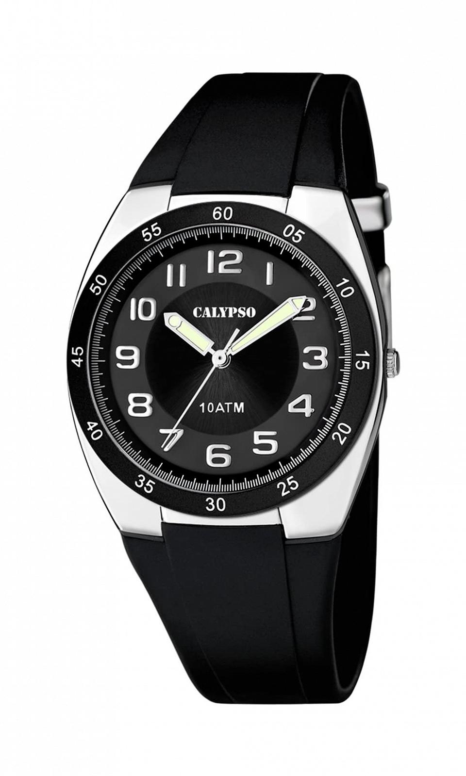 Чоловічий аналоговий кварцовий годинник Calypso з пластиковим ремінцем, фото №1