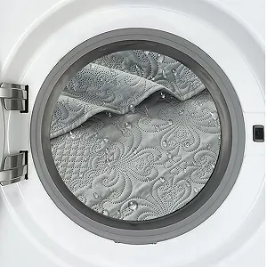 Покрывало E-yimeng 220 x 240 см Универсальное одеяло для дивана как покрывало или накидка на диван Двустороннее одеяло Легкое мягкое стеганое одеяло Бордовый (без наволочки) synthetic.ua - Фото 1