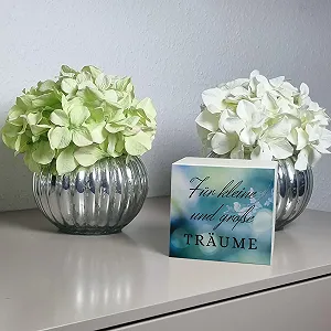 Скарбничка Traumerfüller дерев'яна Für kleine und große Träume з сакурою synthetic.ua - Фото 1