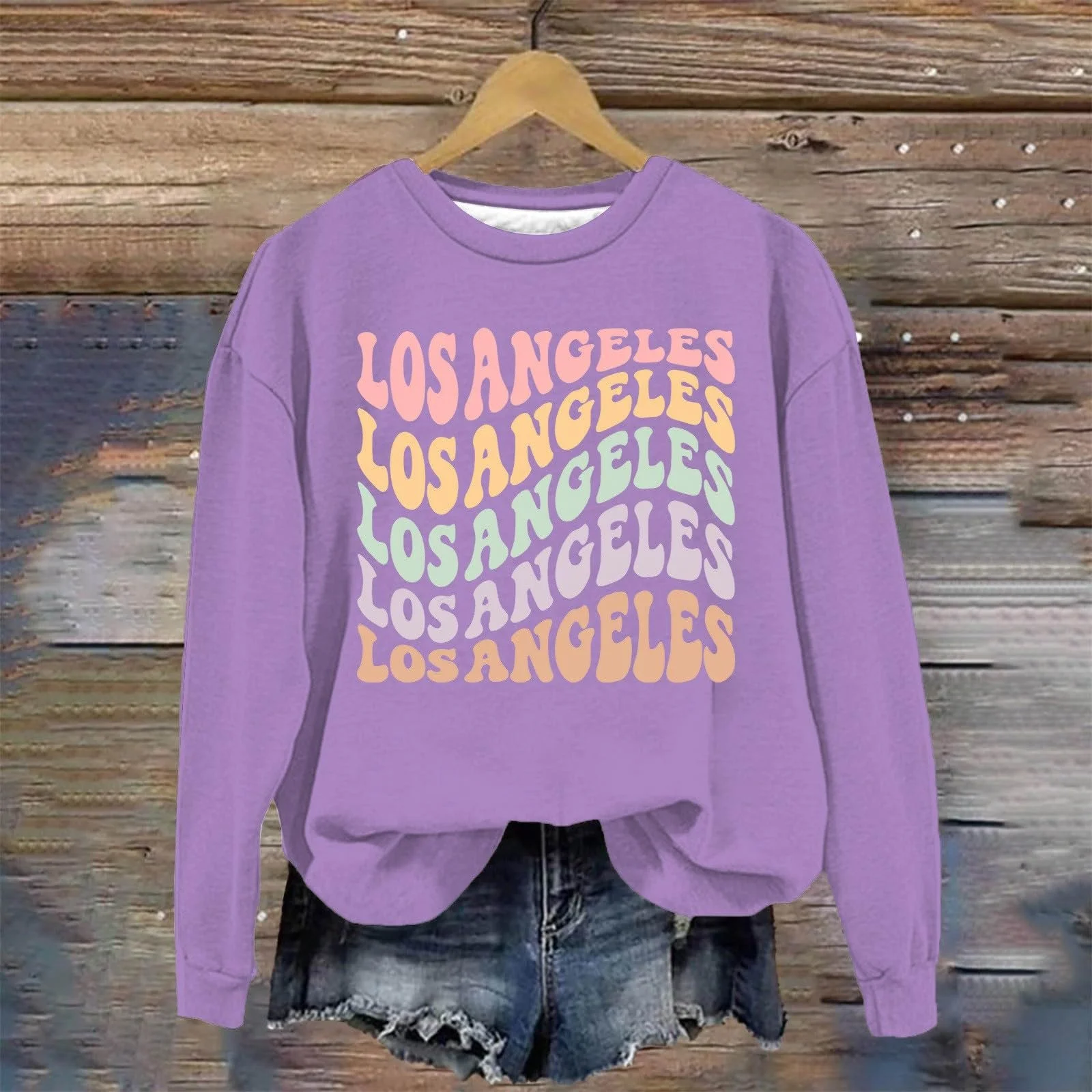 Женская толстовка с принтом Los Angeles, принт с буквами колледжа, графическое худи, западная одежда, повседневная одежда, Калифорния, Backwoods, персонализированная одежда, осень, легкий, винтаж, фото №2