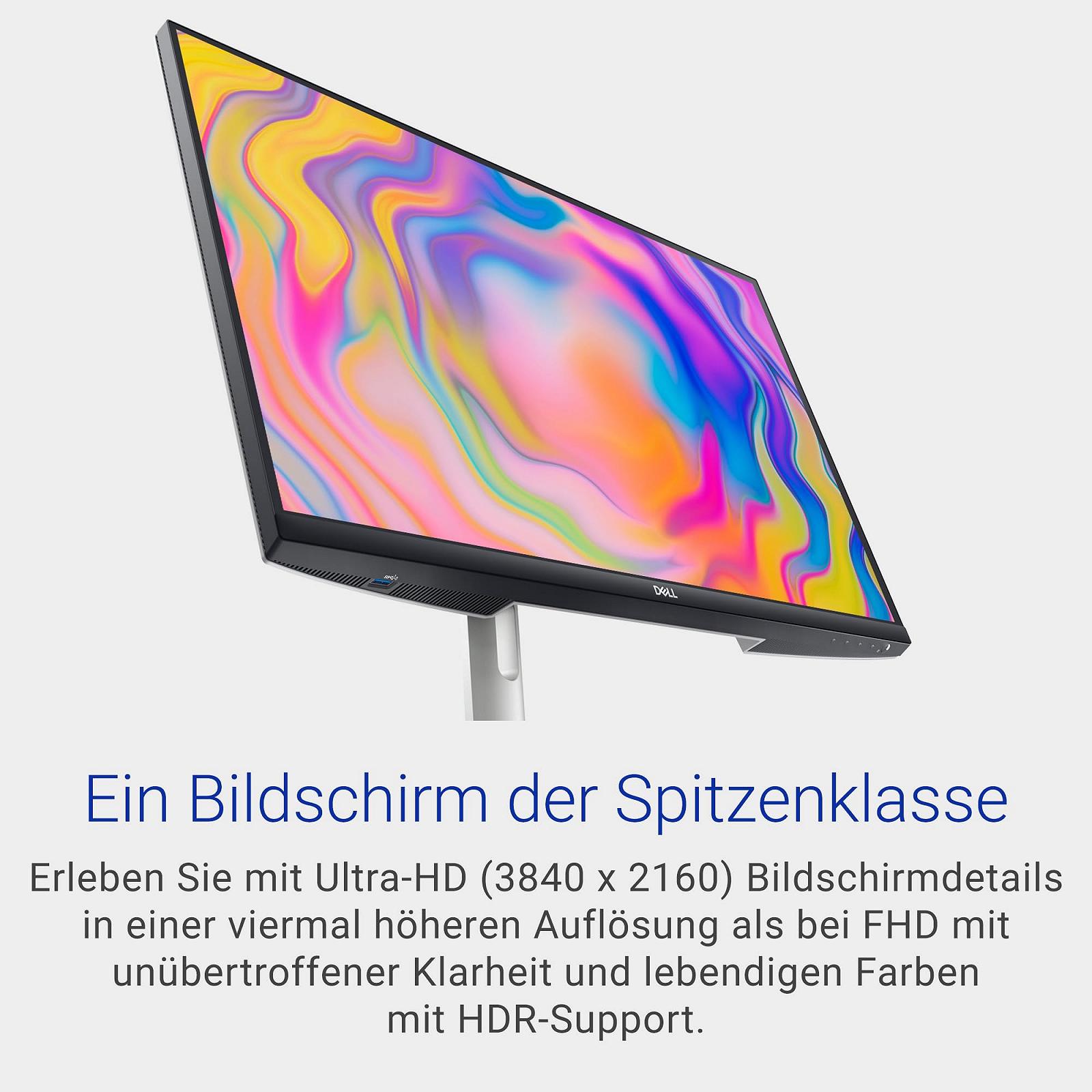 Монітор Dell S Series S2722QC 4K UHD 3840 x 2160 60 Гц 4 мс IPS Антивідблиск 16:9 2 x HDMI USB-C Платиновий Сріблястий, фото №4