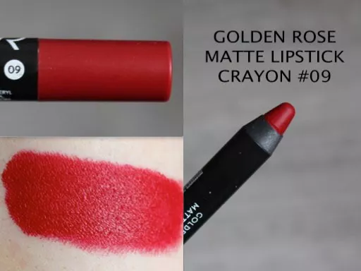 Матовая помада-карандаш для губ Golden Rose Matte Lipstick Crayon 9, фото №2 Матовая помада-карандаш для губ Golden Rose Matte Lipstick Crayon 9, фото №2