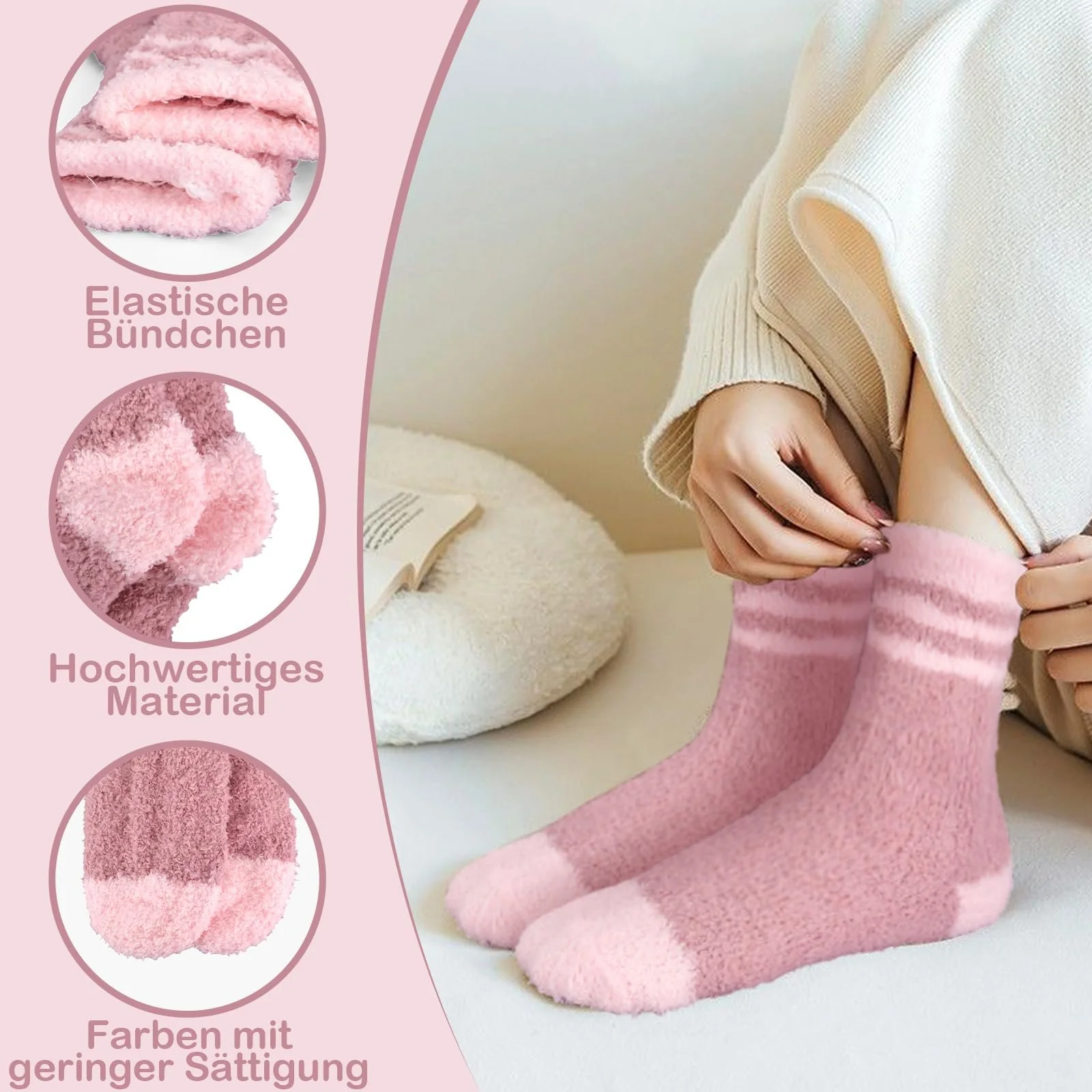 Набір шкарпеток Cuddly для жінок, 5 шт, фото №2