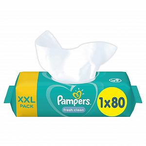 Салфетк детские Pampers Fresh Clean 80 шт. - Фото 1