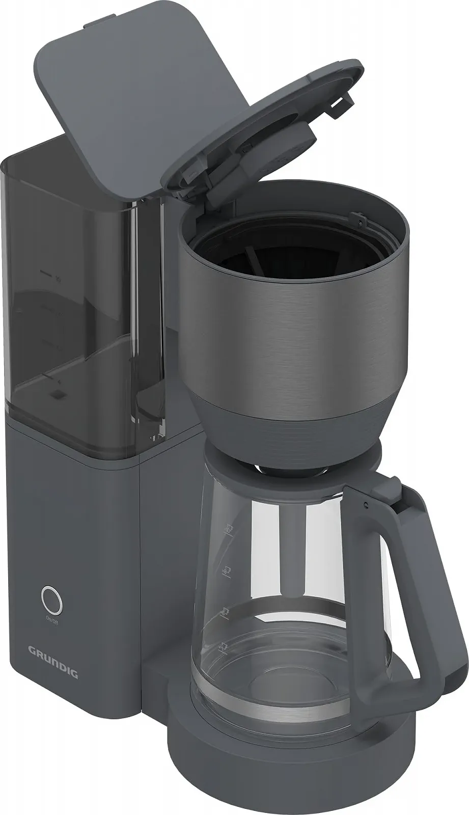 Фільтр-кавоварка GRUNDIG KM 7340 1150 Вт 1.25 л Темна нержавіюча сталь, фото №3