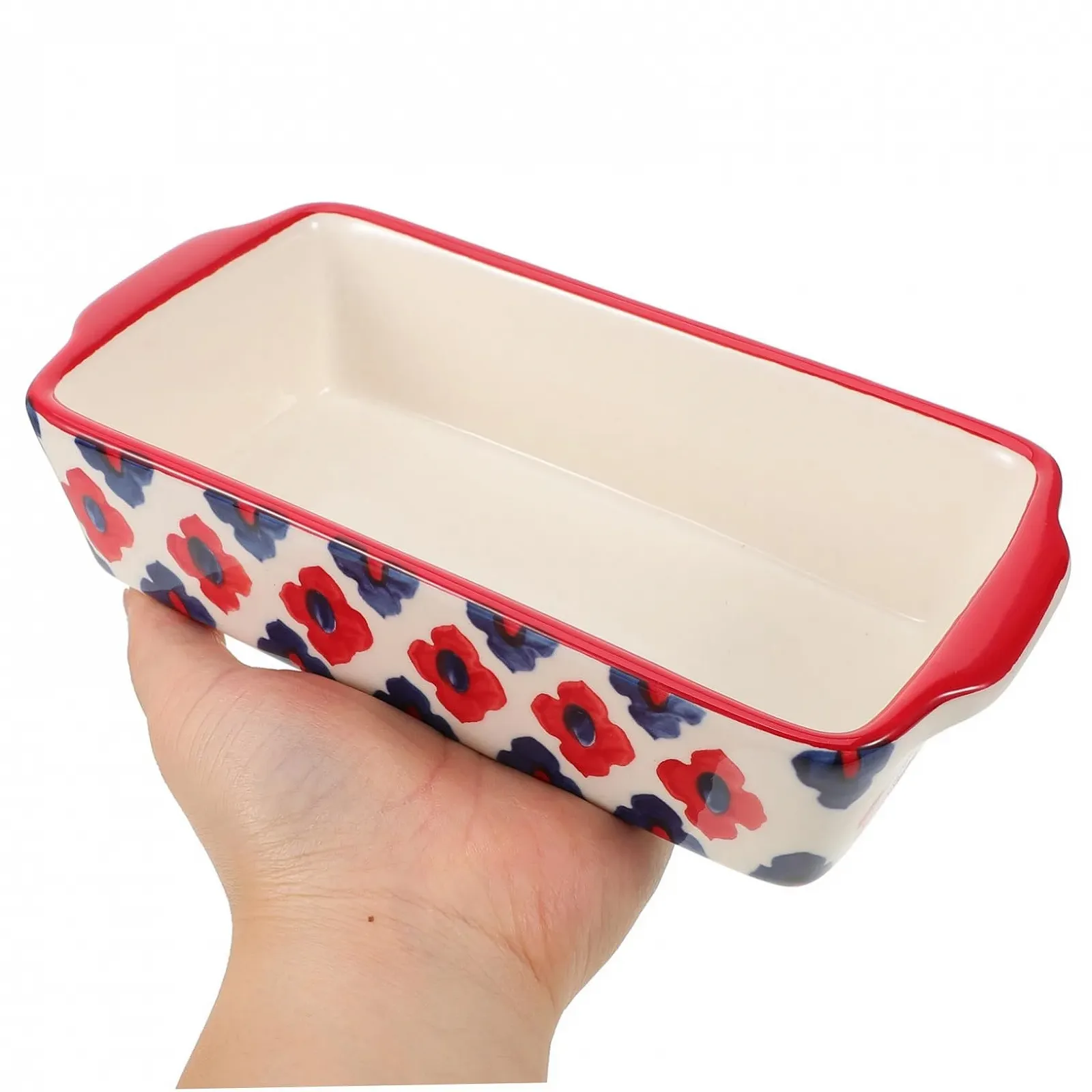 Форма для запікання VALICLUD Керамічна Прямокутна з бічними ручками, фото №2 Форма для запікання VALICLUD Керамічна Прямокутна з бічними ручками, фото №2