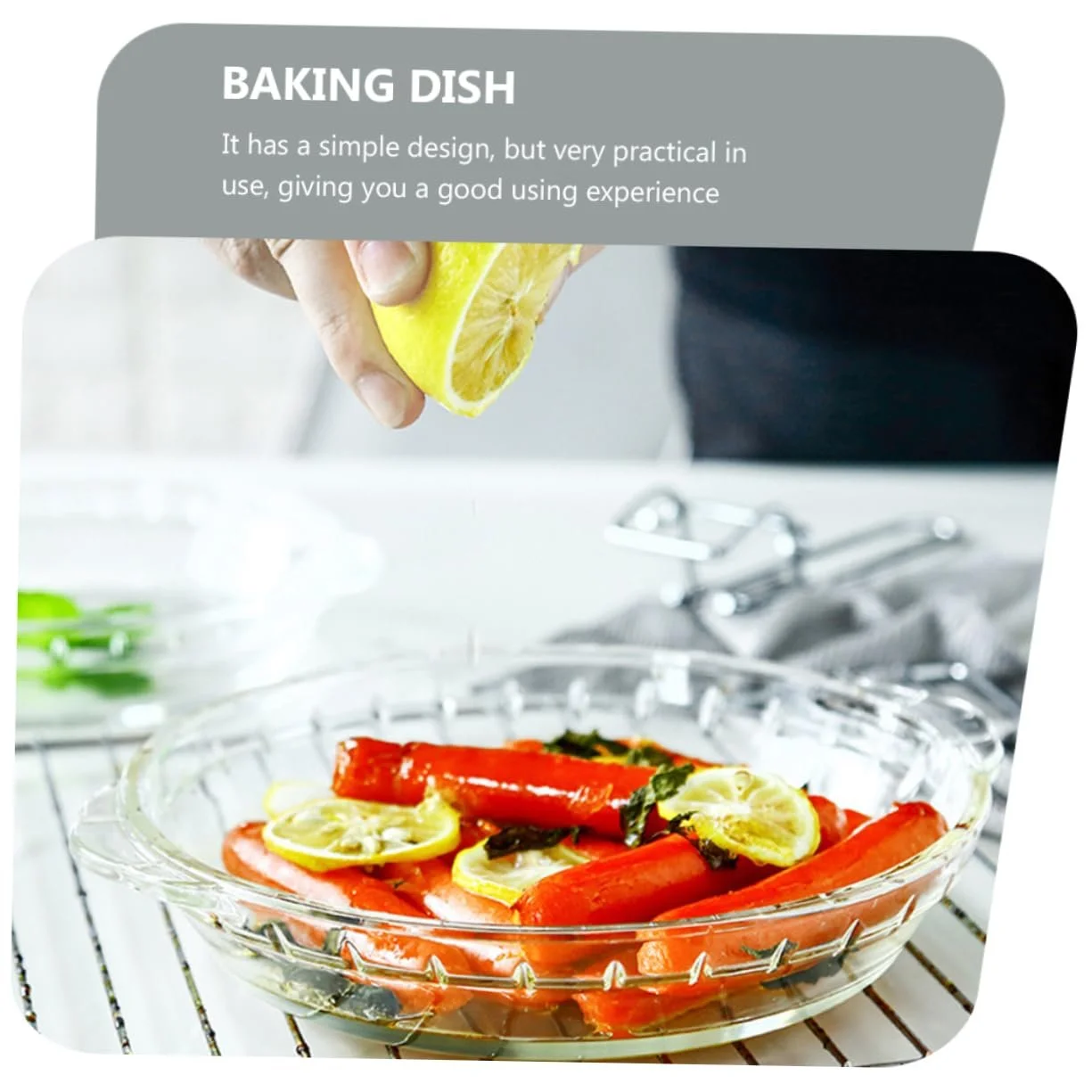 Форма для запікання VALICLUD скляна термостійка, фото №6