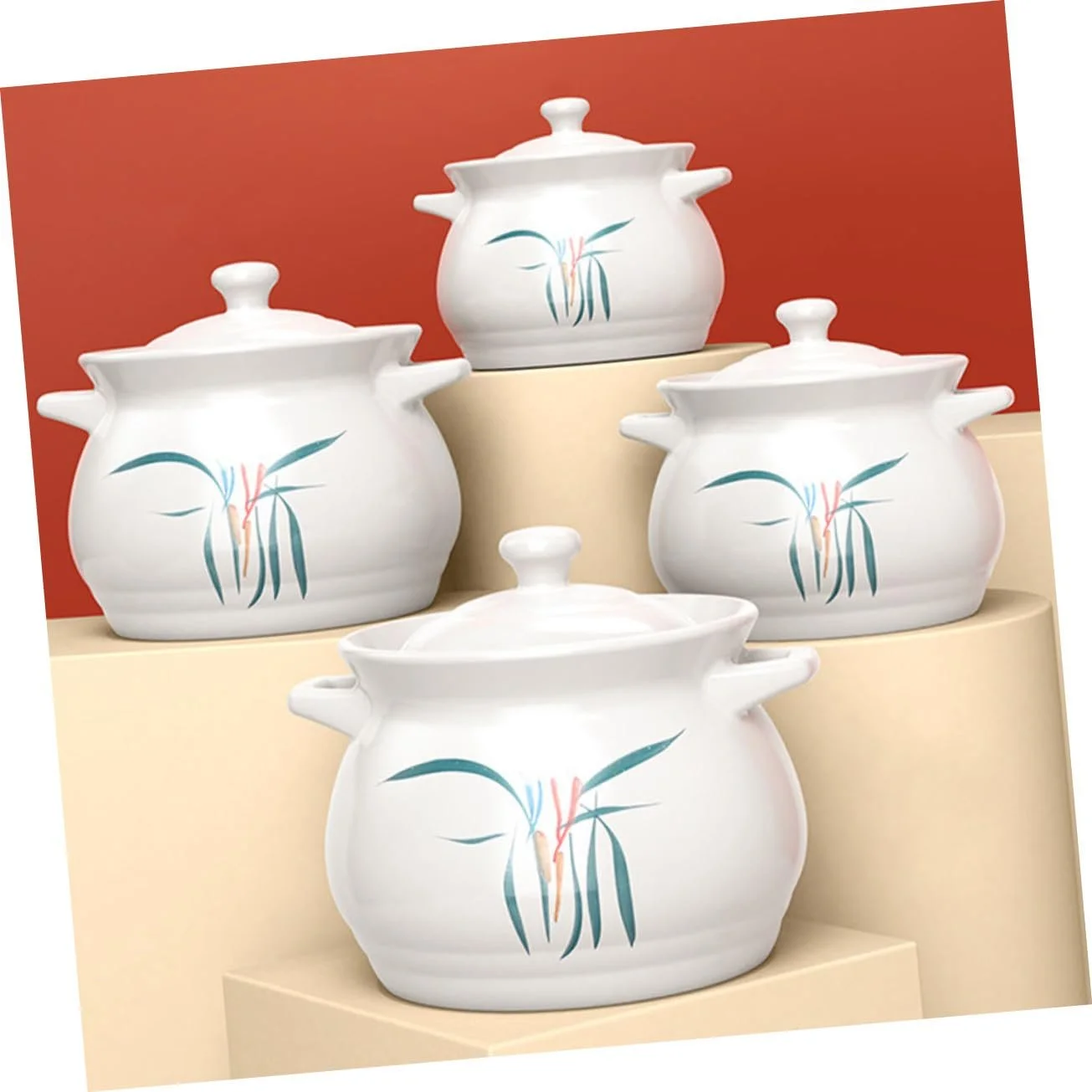 Кастрюля Toyvian керамическая термостойкая для супов и тушения, фото №6