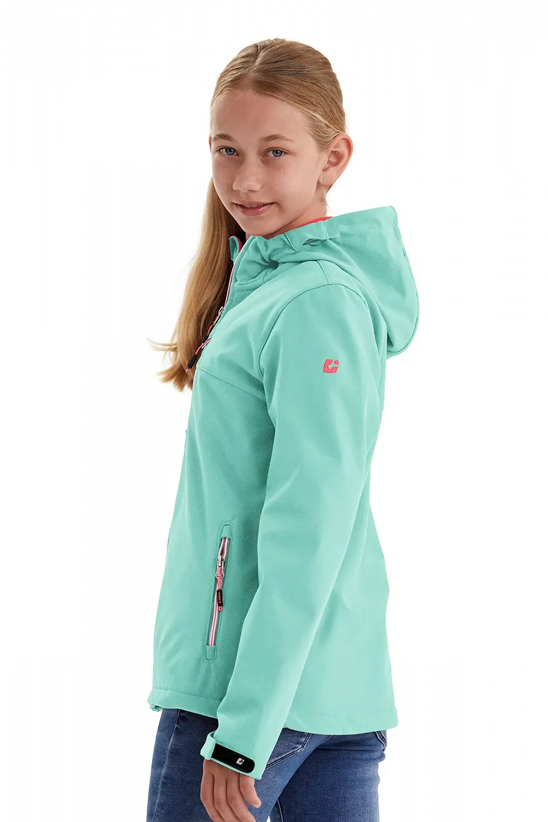 Софтшел куртка Killtec для девочек с капюшоном, фото №3