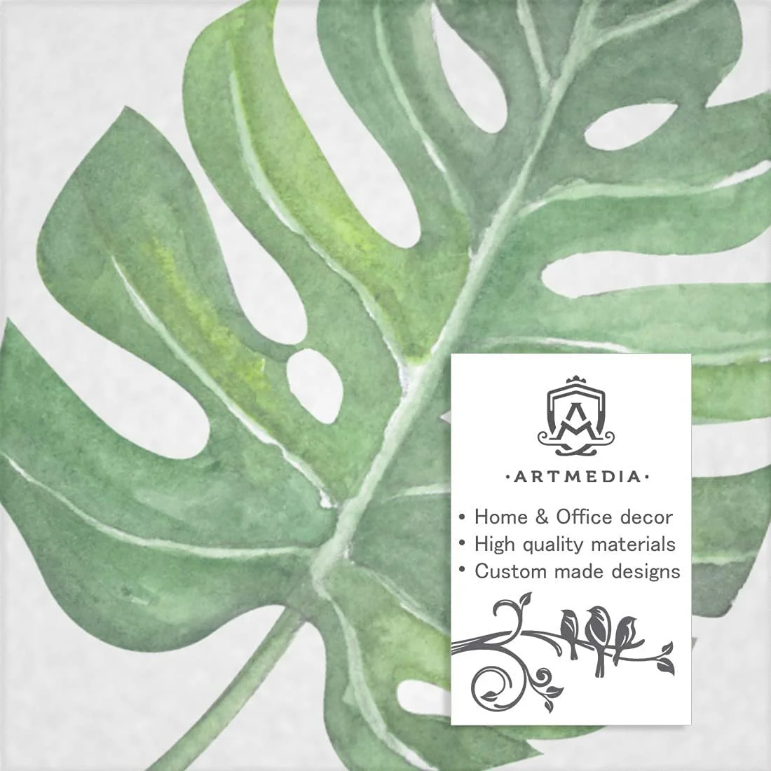 Наклейки на стену 30 штук Jungle Leaf Decor Tropical Leaves Green Plant Tree Palm Tree, фото №3