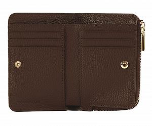 Кошелек COCCINELLE Metallic Soft Brunette synthetic.ua - Фото 1