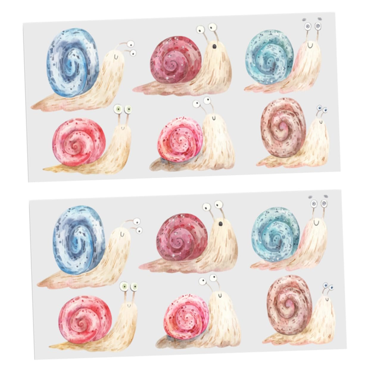 Наклейки на стену Homoyoyo Snail ПВХ 2 шт, фото №1