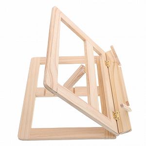 Подставка для ноутбука эргономичная складная с регулируемой высотой и эффективным охлаждением Легкая деревянная подставка для книг, планшетов, кулинарных книг и чтения Библии Компактная - Фото 1